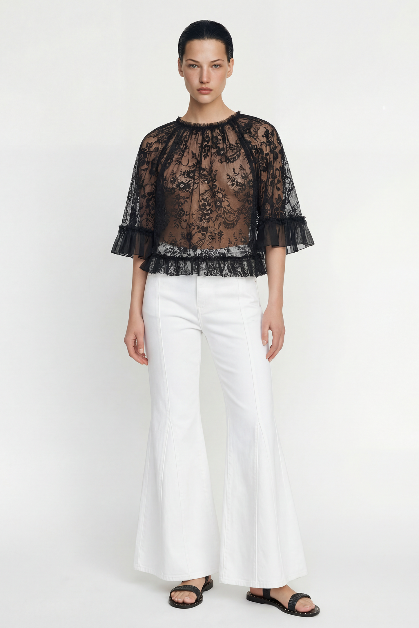 Pantalon Lavanda Blanco