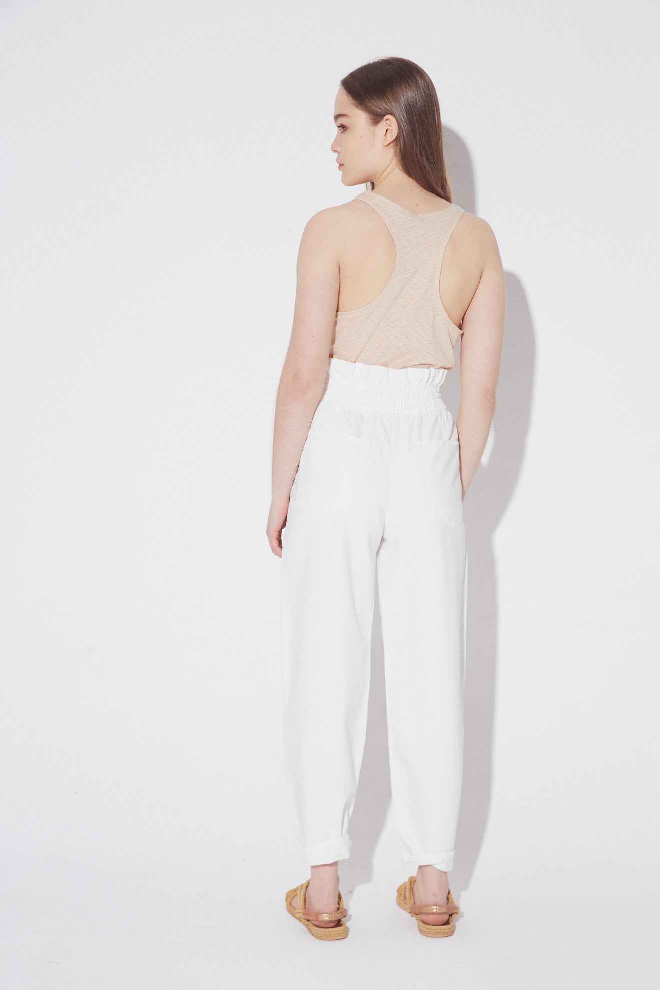Pantalon Preston Blanco