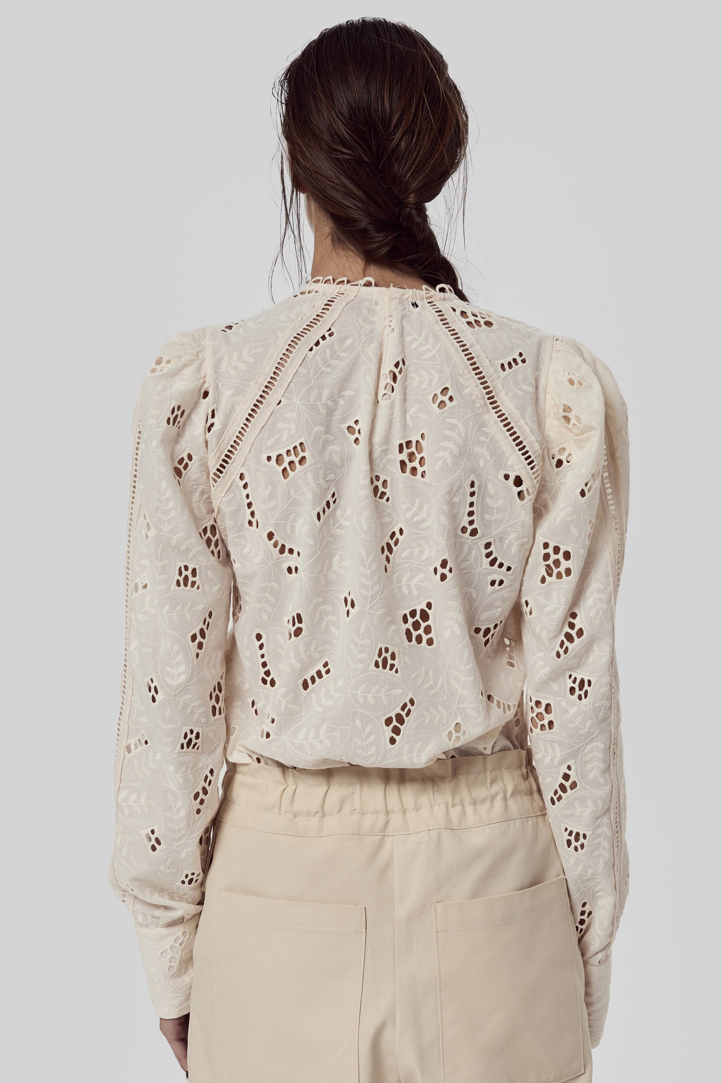 Blusa Alfonsina Marfil