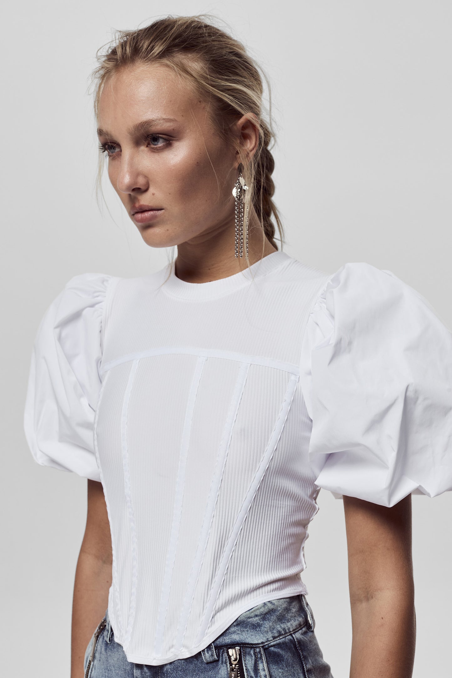 Top Porzia Blanco
