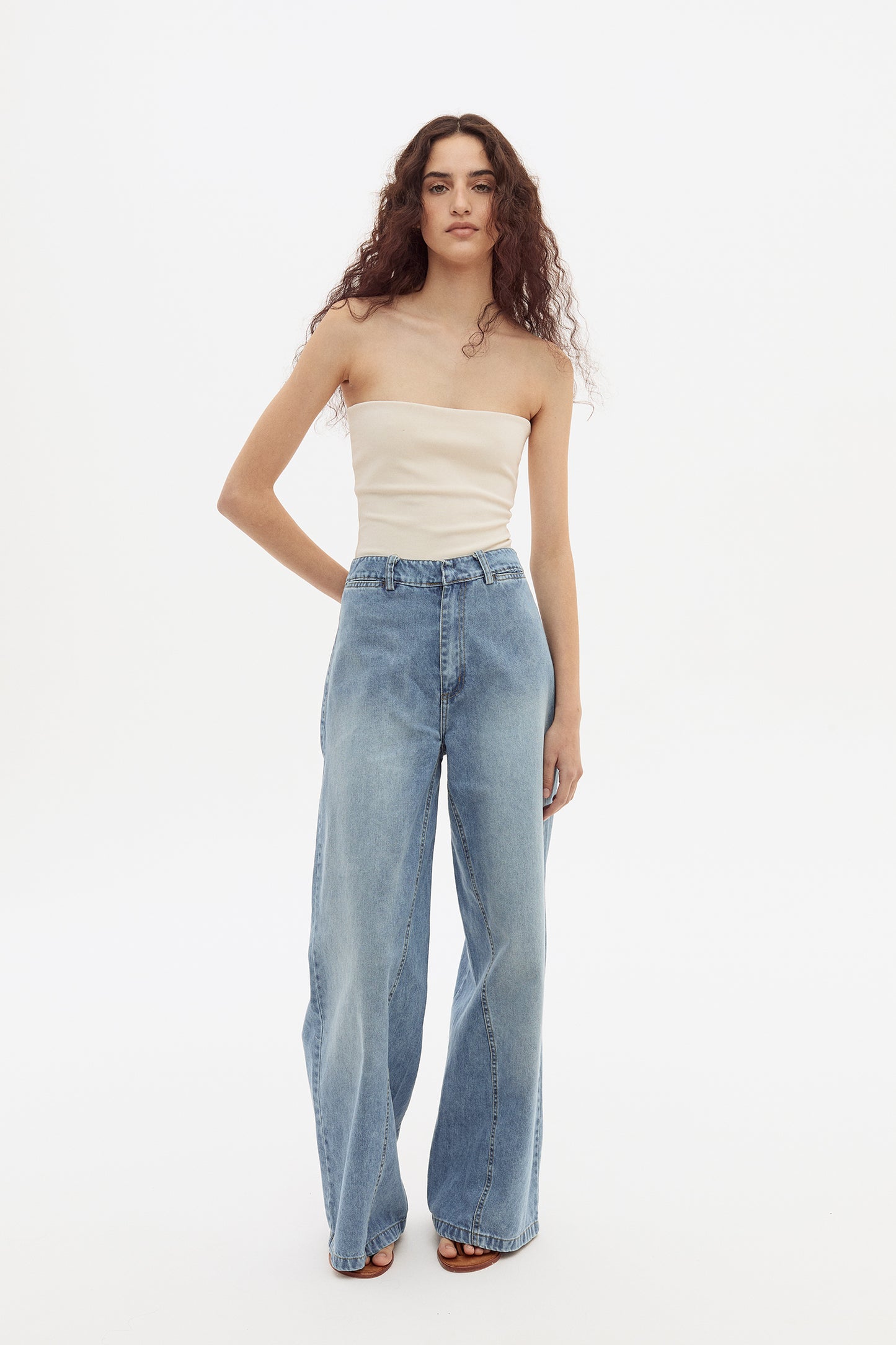 Pantalon Acacia Celeste