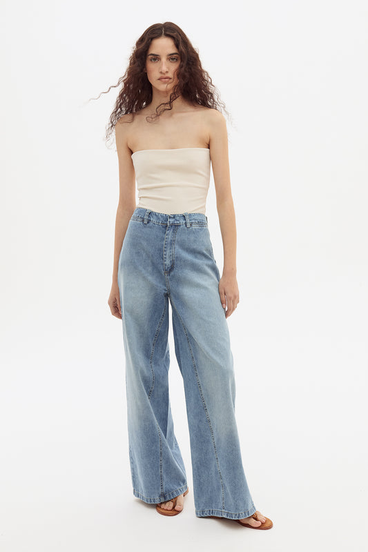 Pantalon Acacia Celeste