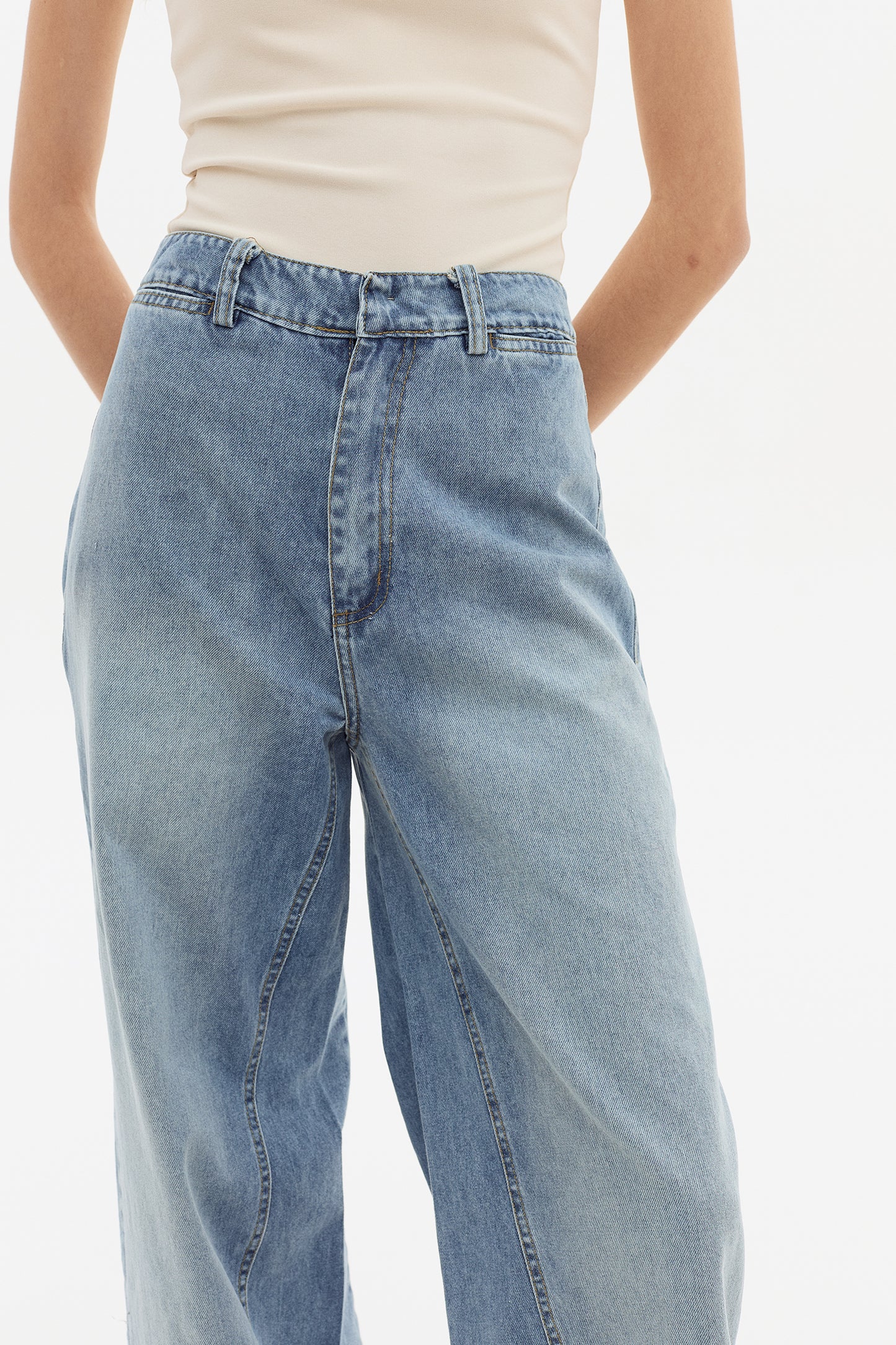 Pantalon Acacia Celeste