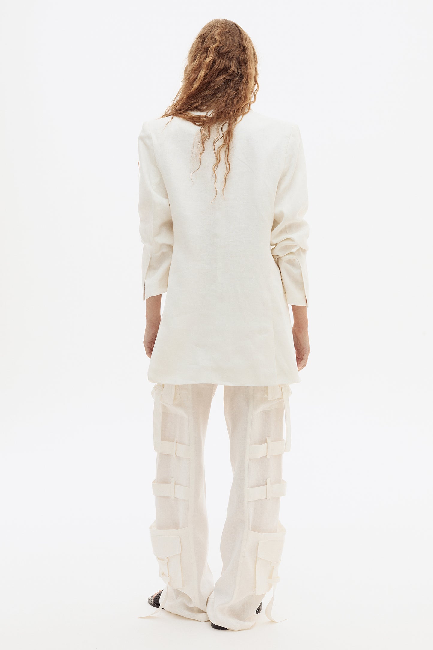 Saco Linen Blanco