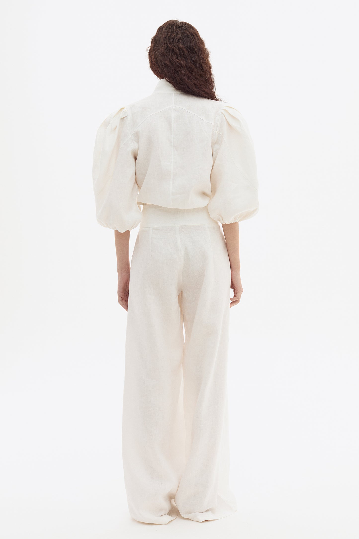 Pantalon Linen Off White