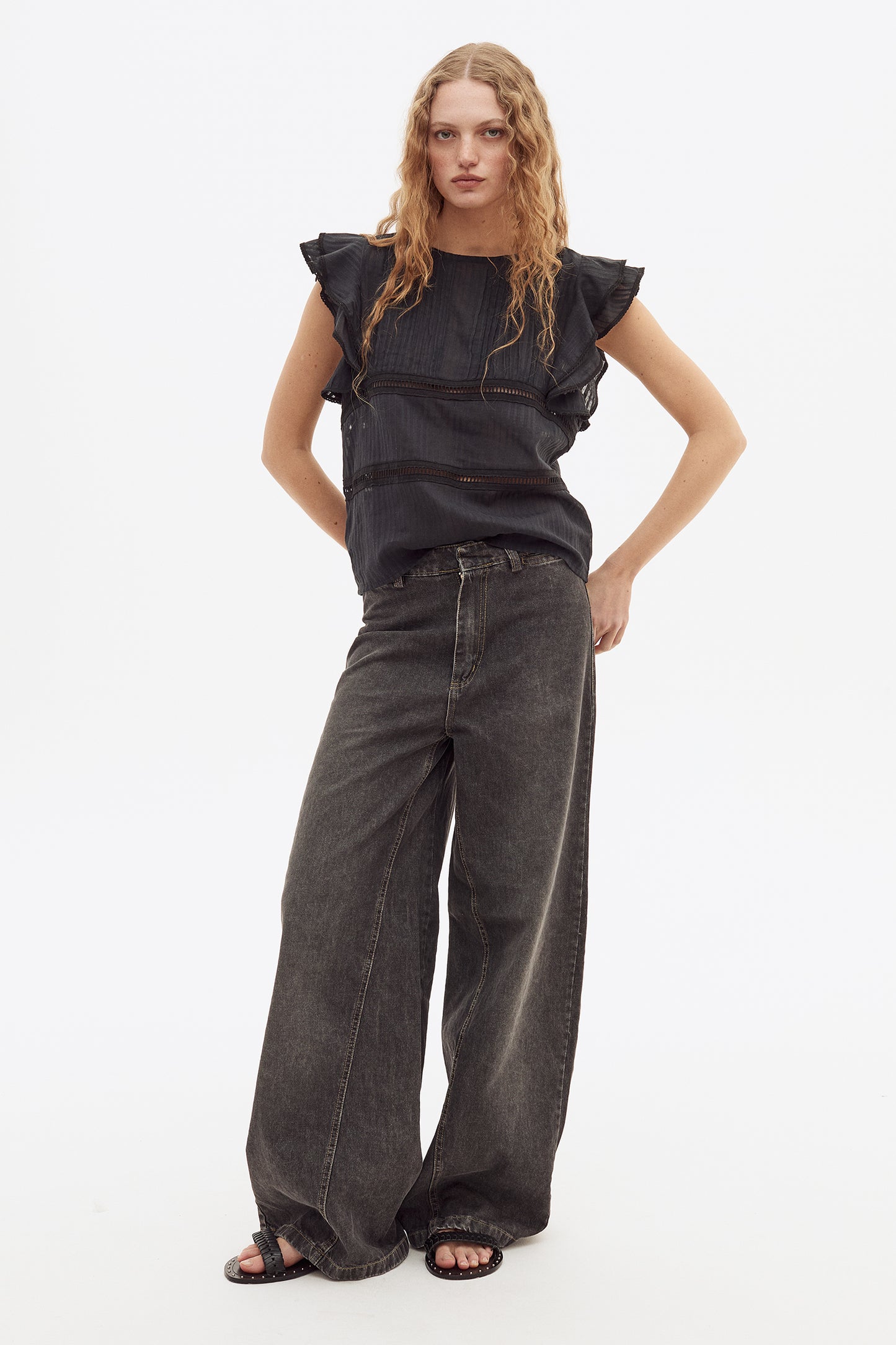 Top Tulipan Negro