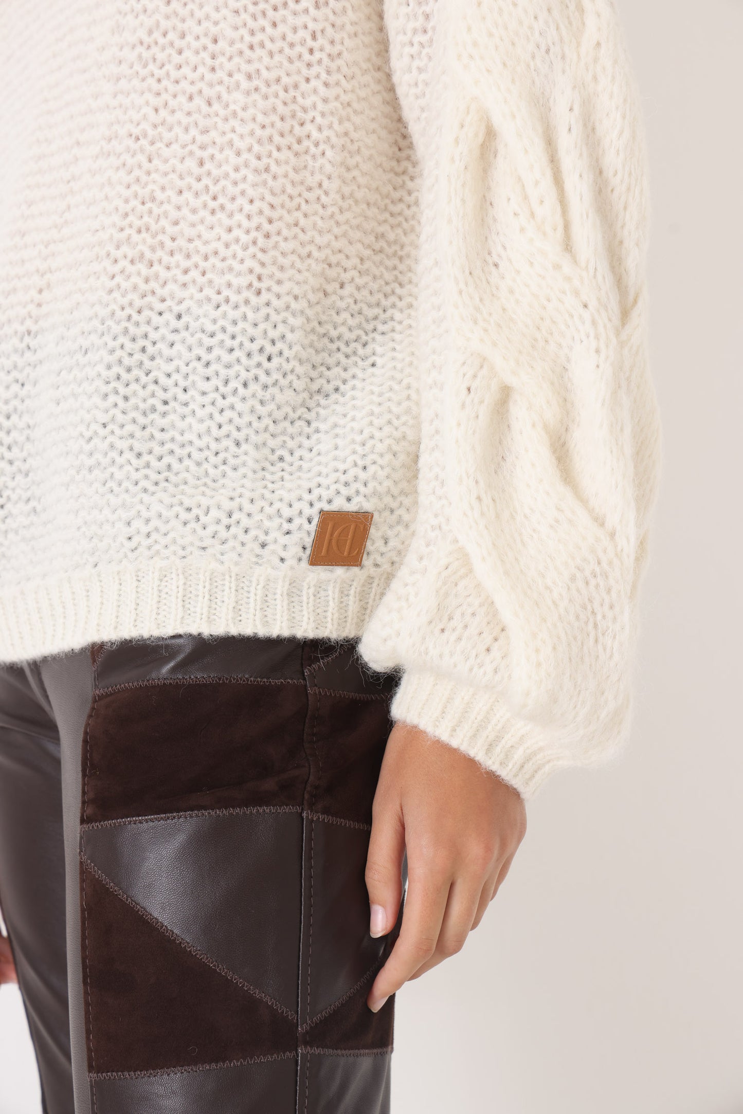 Sweater Ana Crudo Alpaca