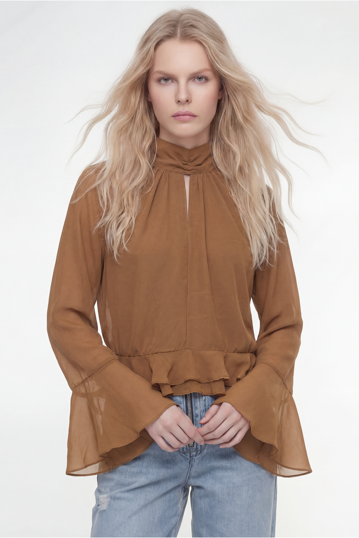 Blusa Bretaña Chocolate