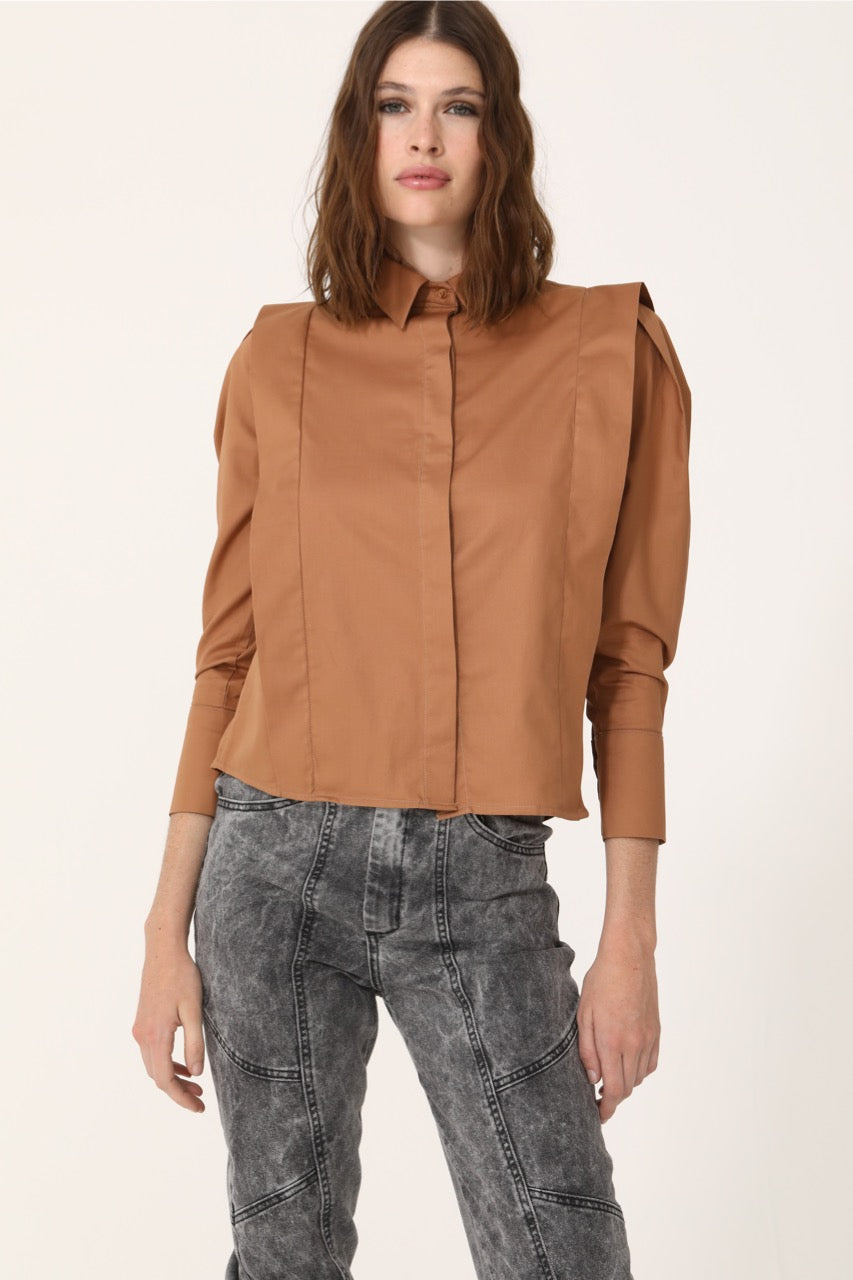 Camisa Kigali camel