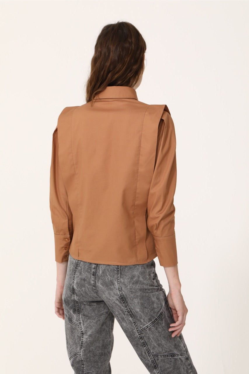 Camisa Kigali camel