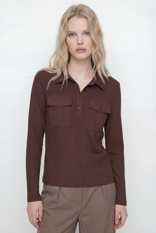 Blusa Zoher Chocolate