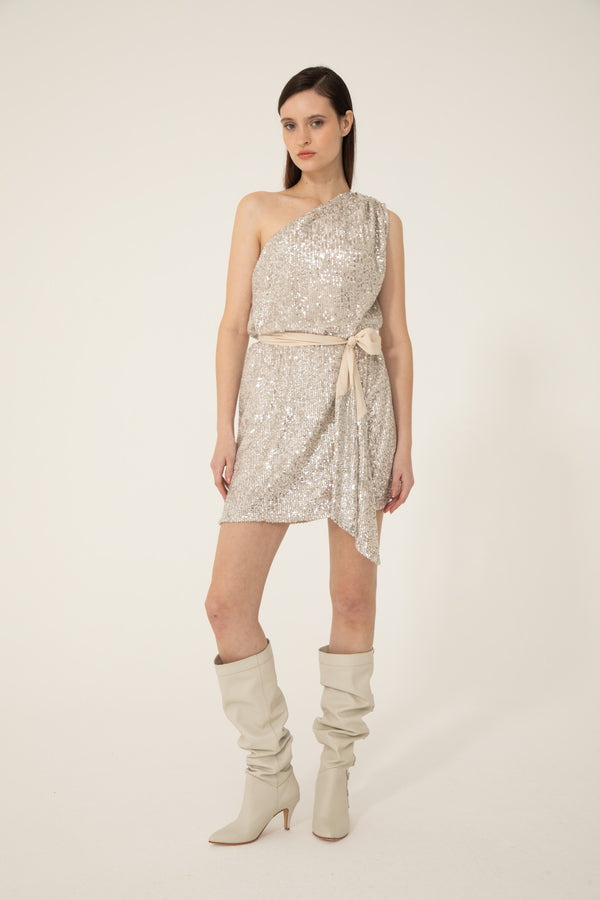 Vestido Aminah Plata