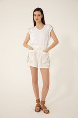Short Arene Blanco
