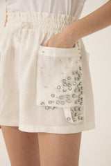Short Arene Blanco