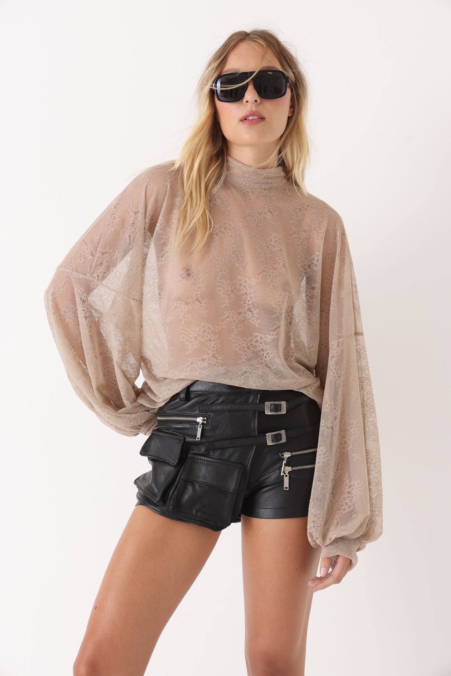 Blusa Blue Beige