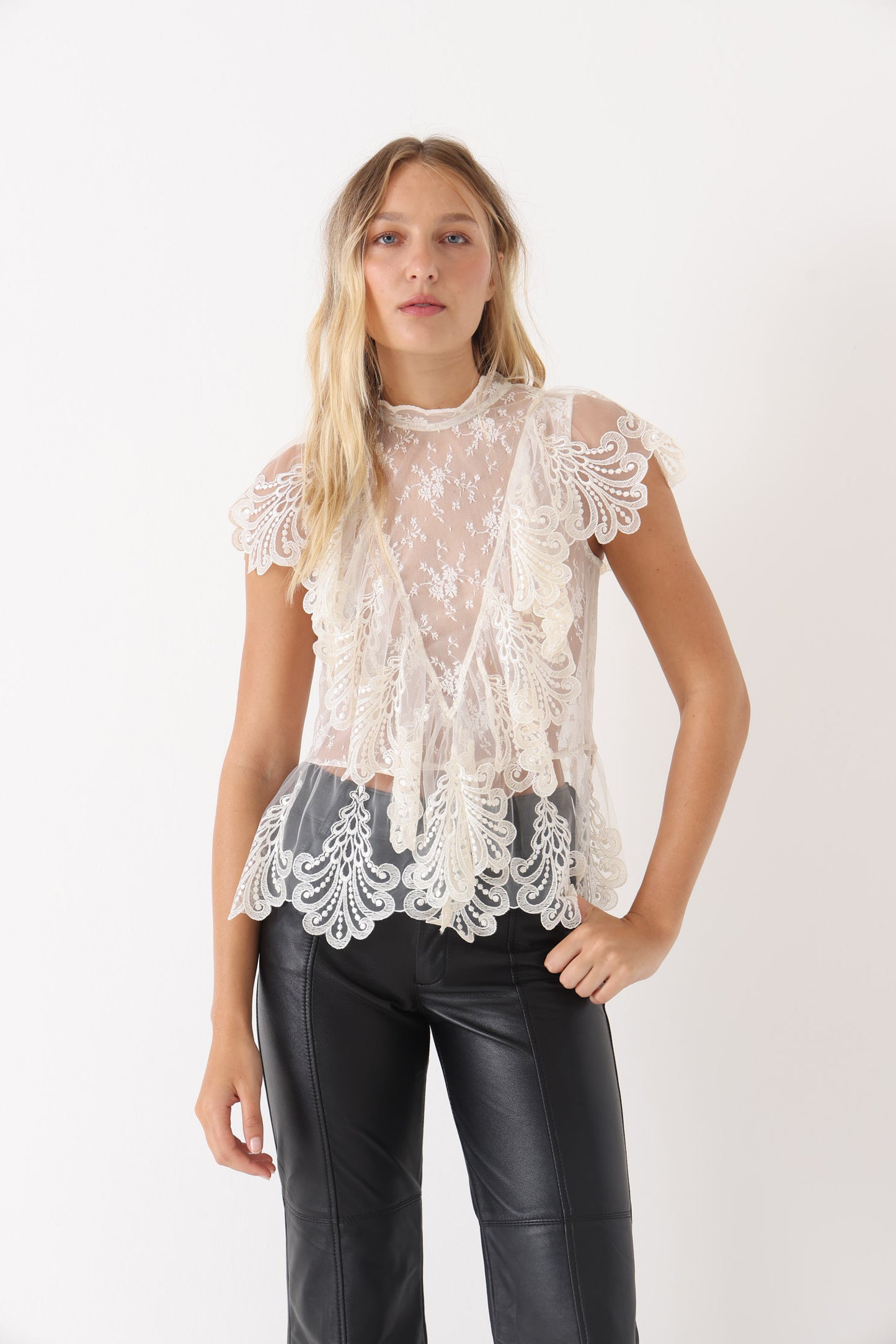 Blusa Romeo Manteca