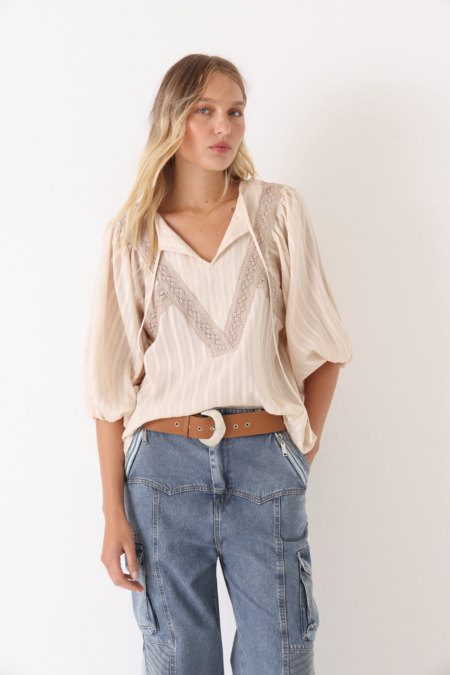 Blusa Amber Beige