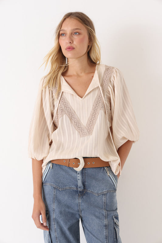 Blusa Amber Beige