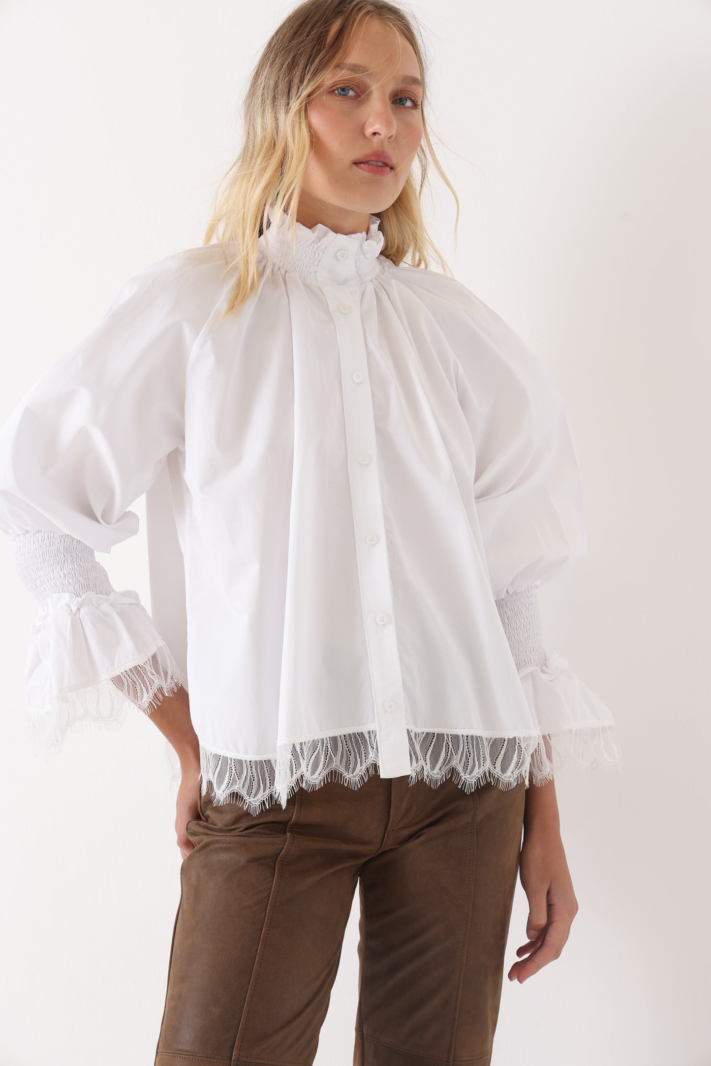 Blusa Obi Blanca