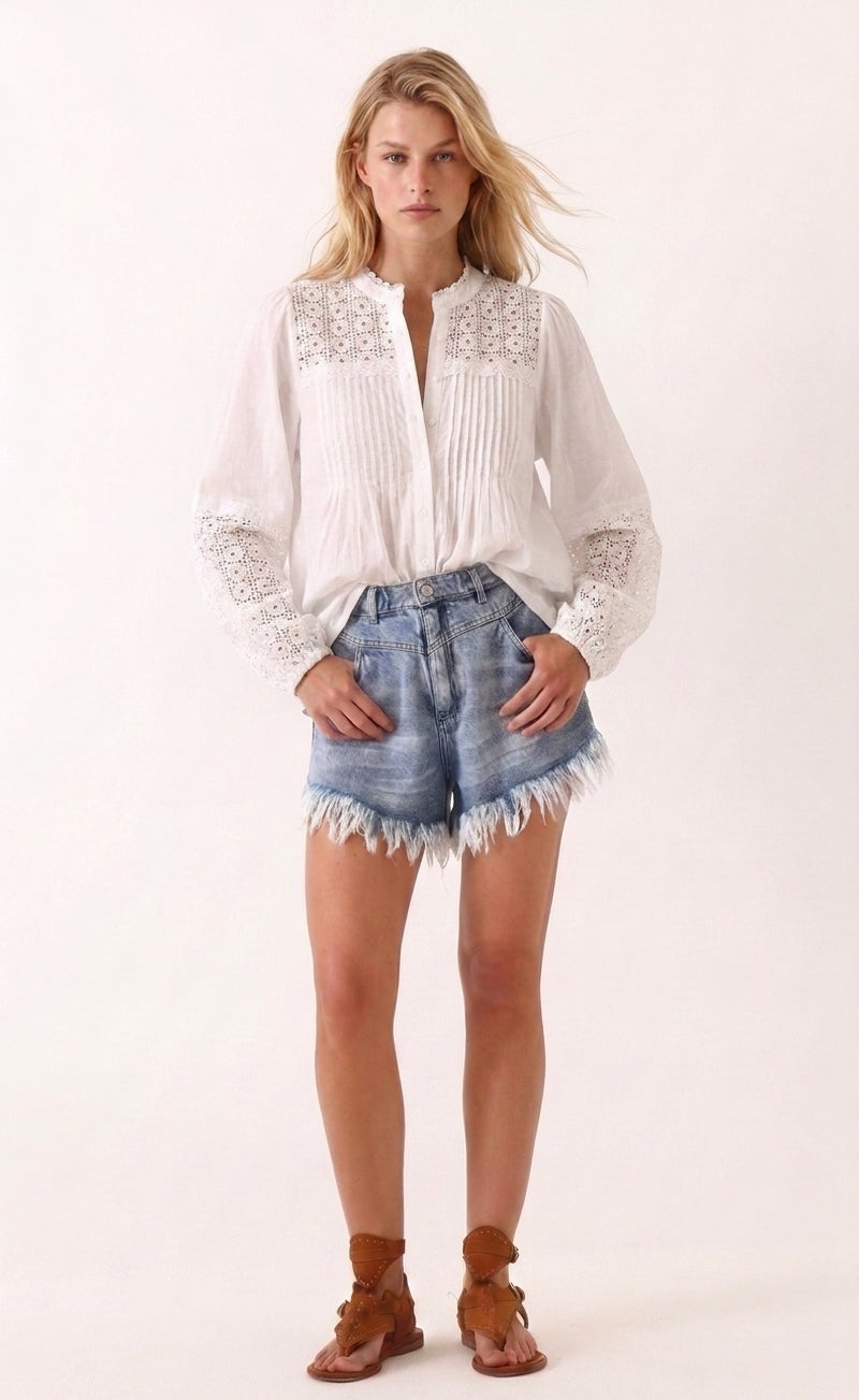 Blusa Marajo Blanco