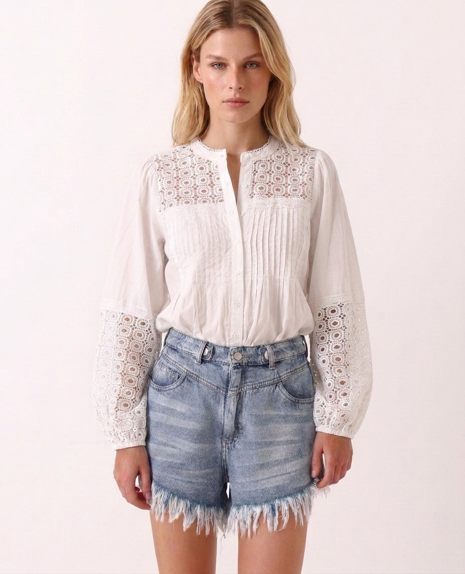 Blusa Marajo Blanco