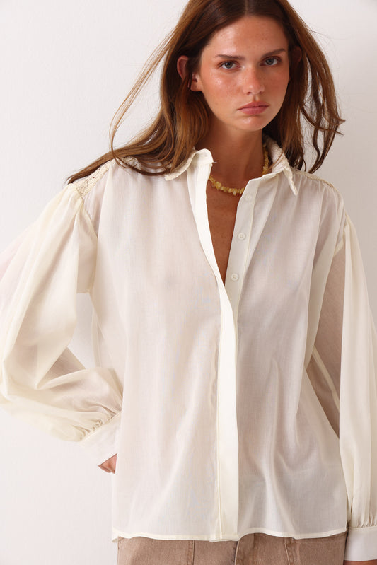 Camisa Principe Off White