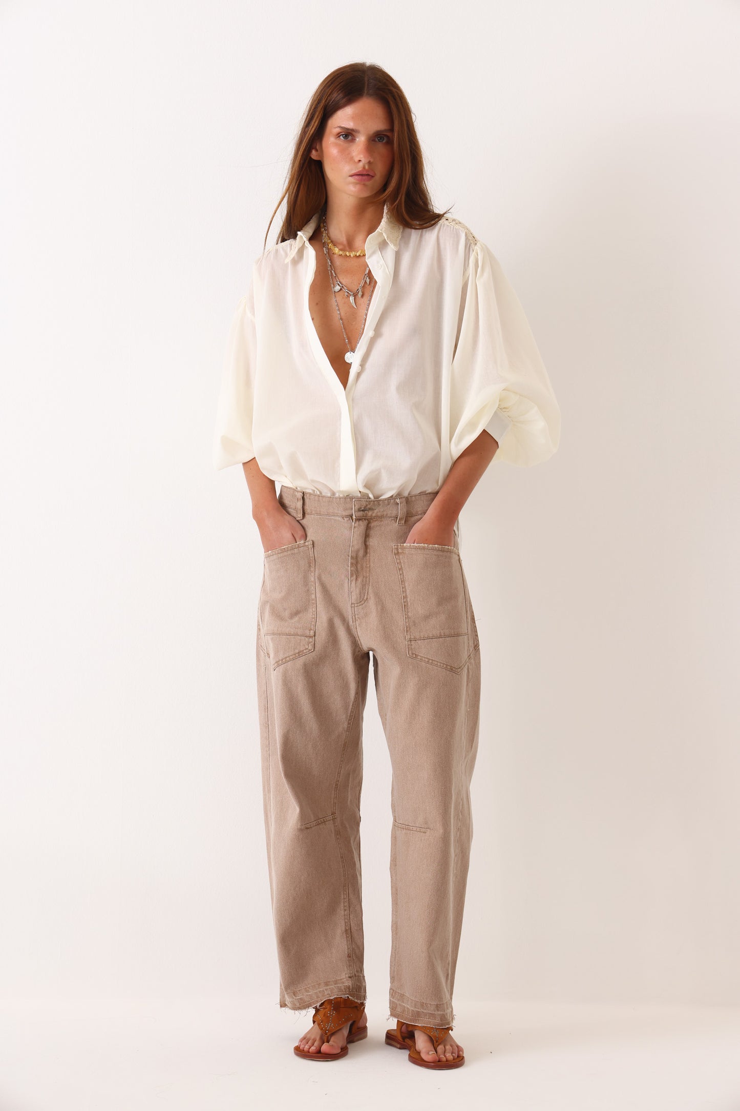 Camisa Principe Off White