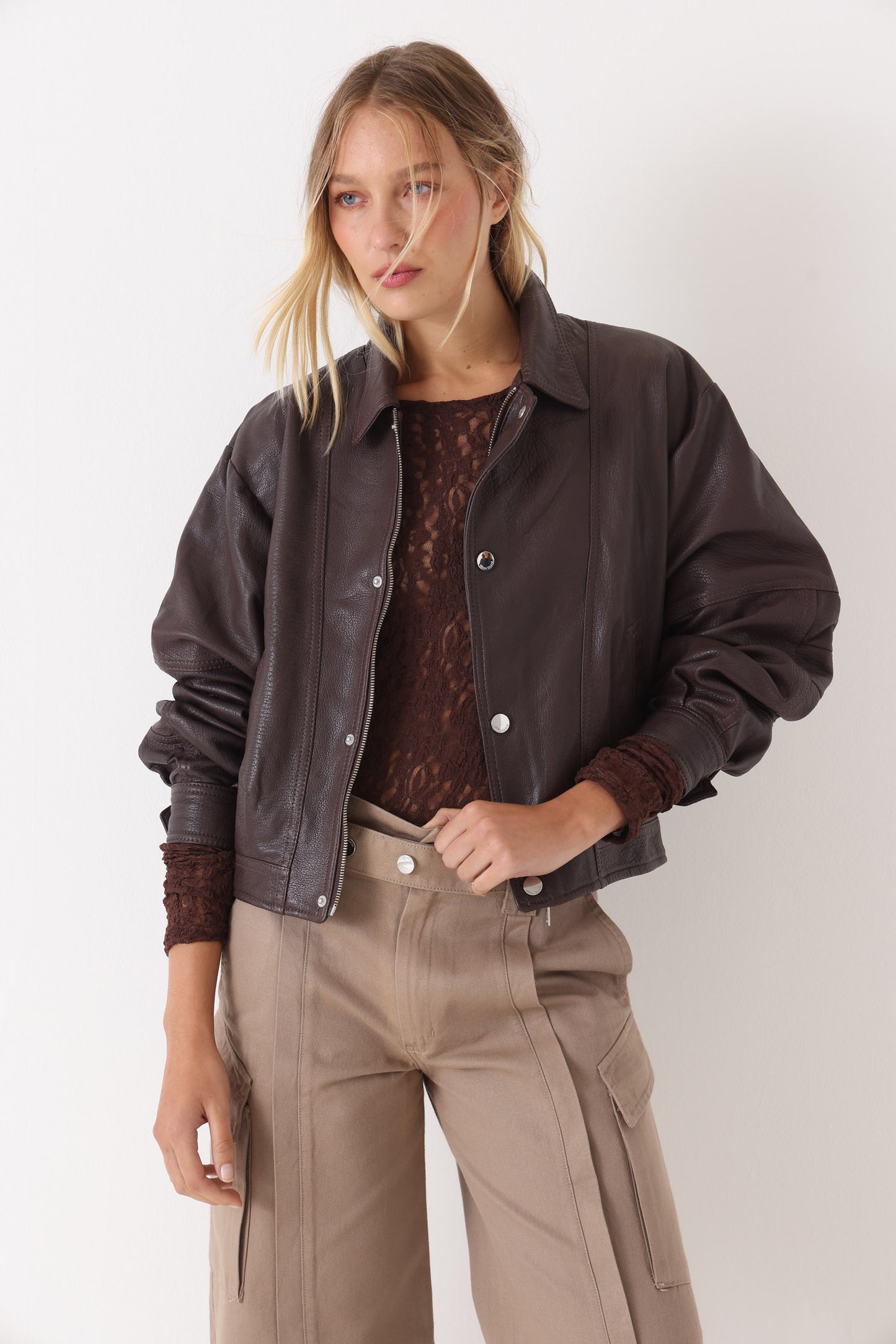 Campera Leia Chocolate