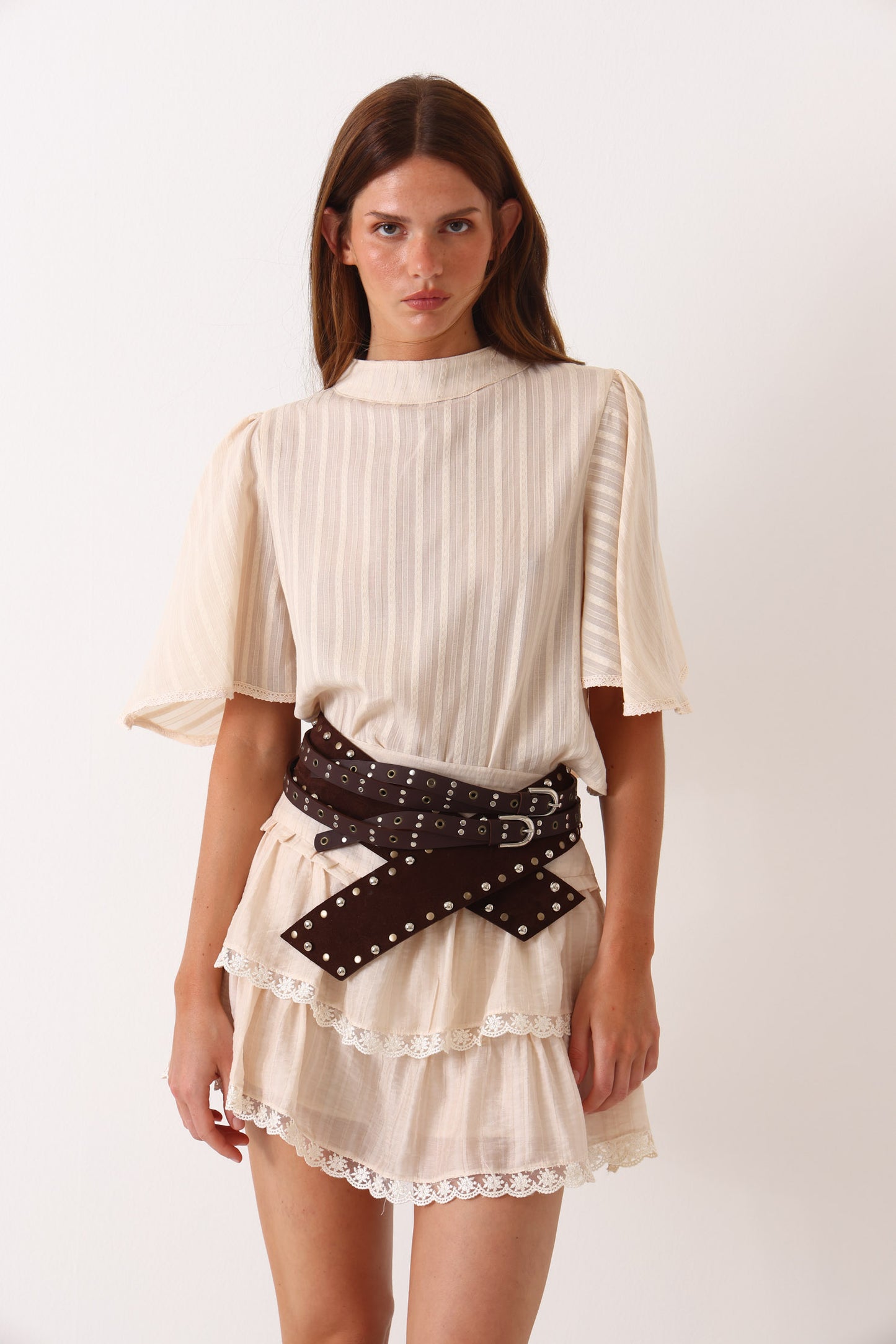 Falda Short Bora Bora Marfil