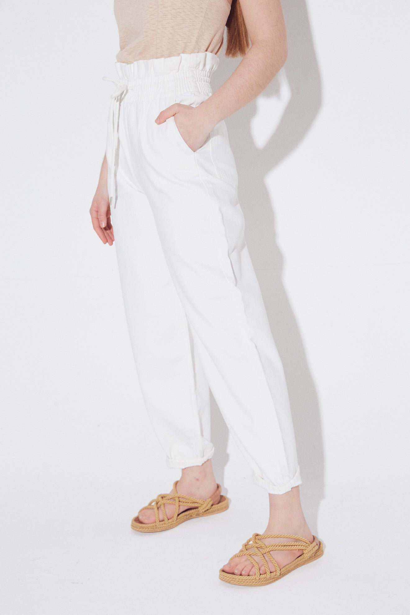 Pantalon Preston Blanco