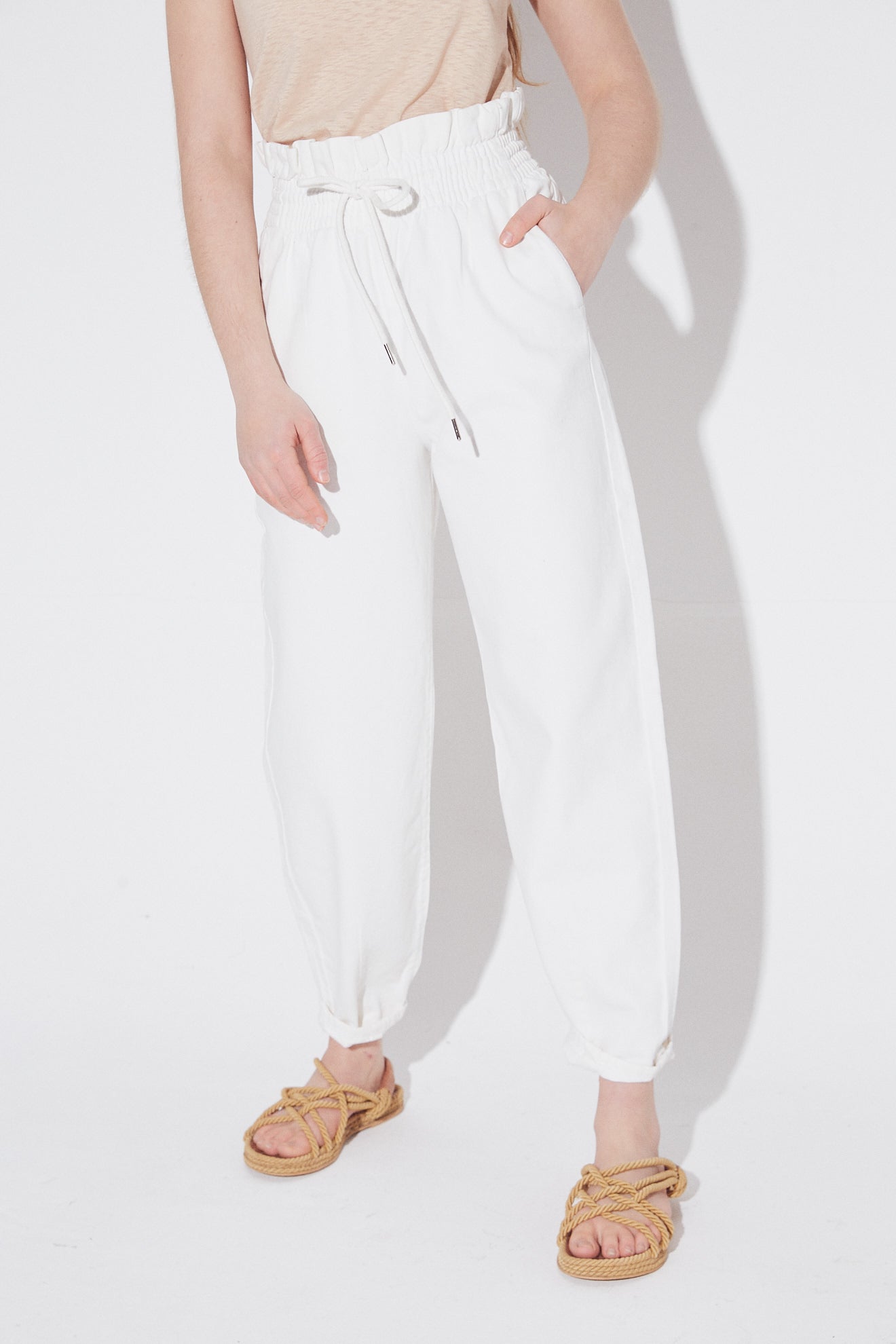 Pantalon Preston Blanco