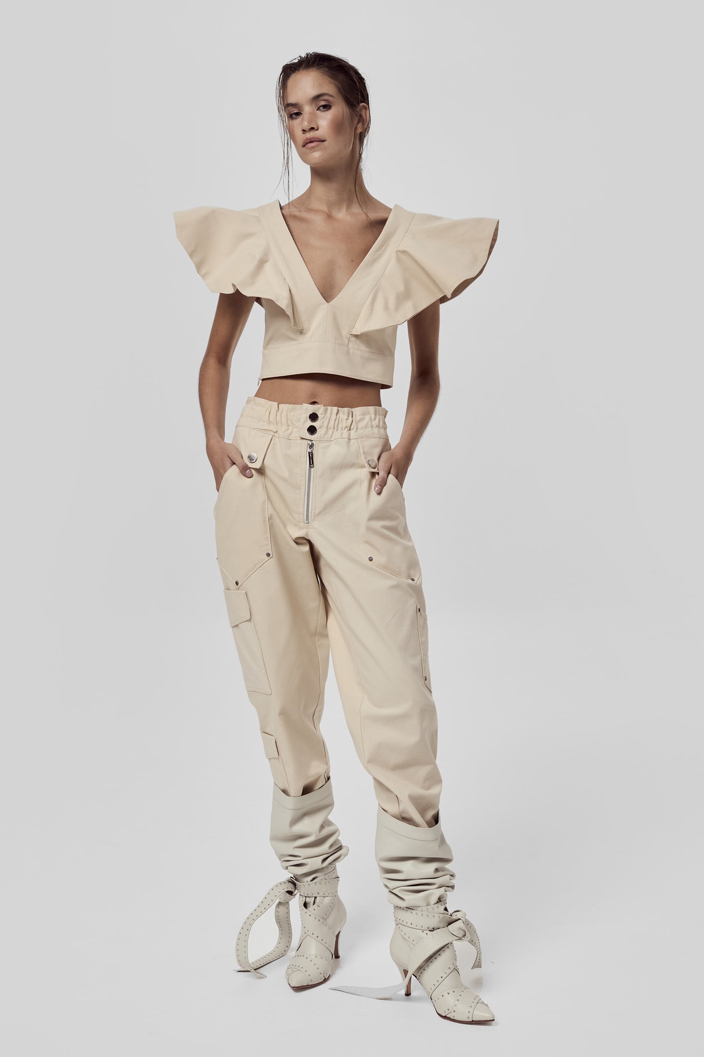 Pantalón Malen Marfil