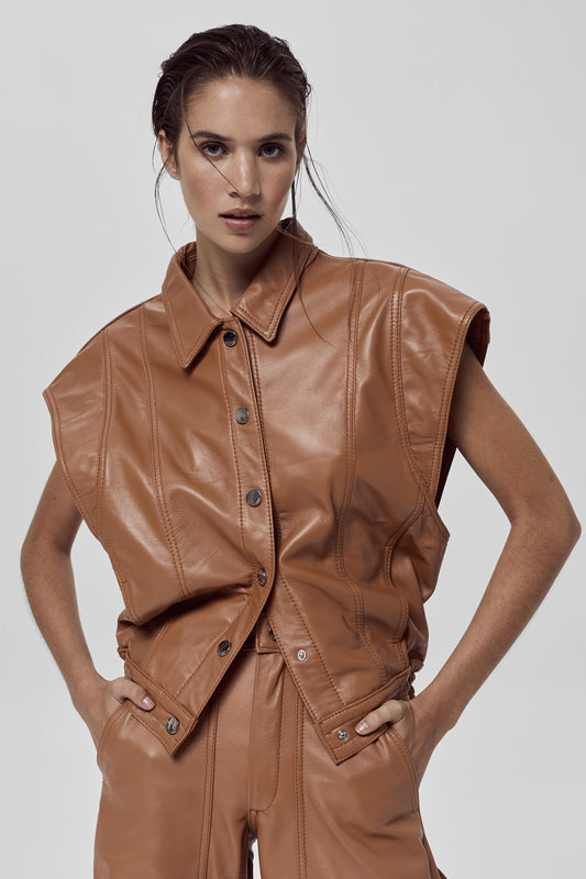 Chaleco Rosella Camel (PRE ORDER)