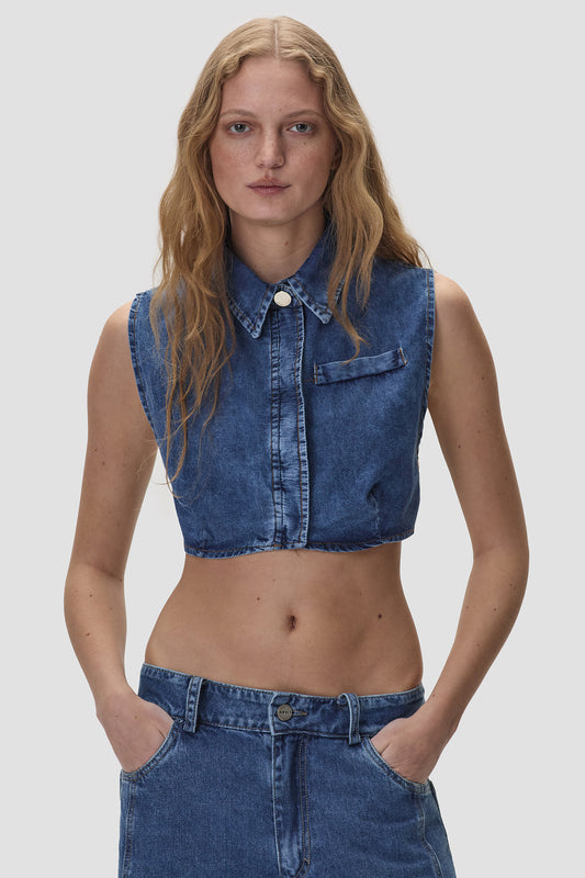Top Lucila Azul