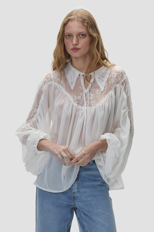 Blusa Aroa Blanco
