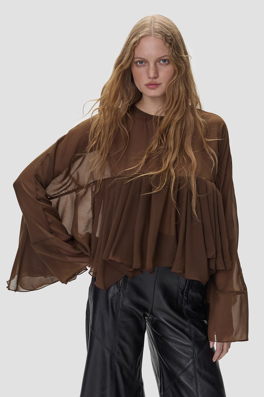 Blusa Ines Chocolate