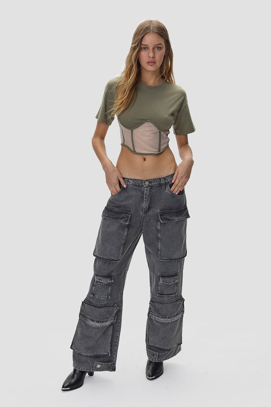 Pantalon Oxy Gris