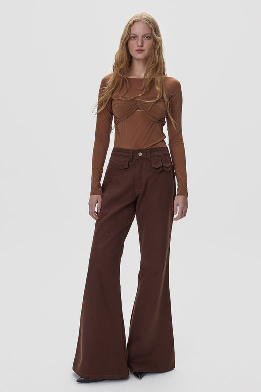 Pantalon Edris Chocolate