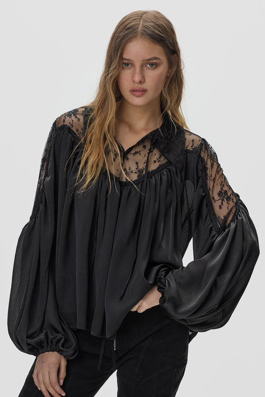 Blusa Aroa Negro