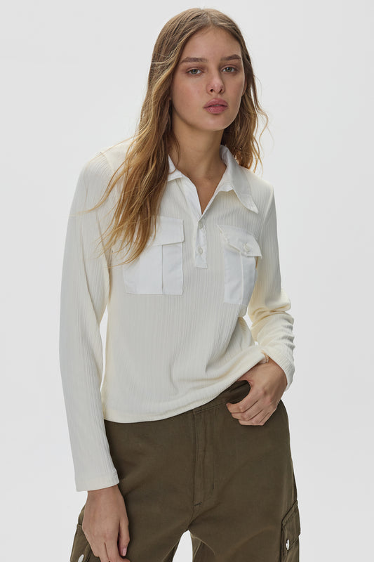 Blusa Zoher Marfil