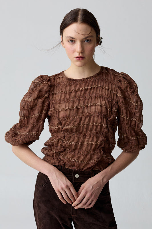 Blusa Feliu Chocolate