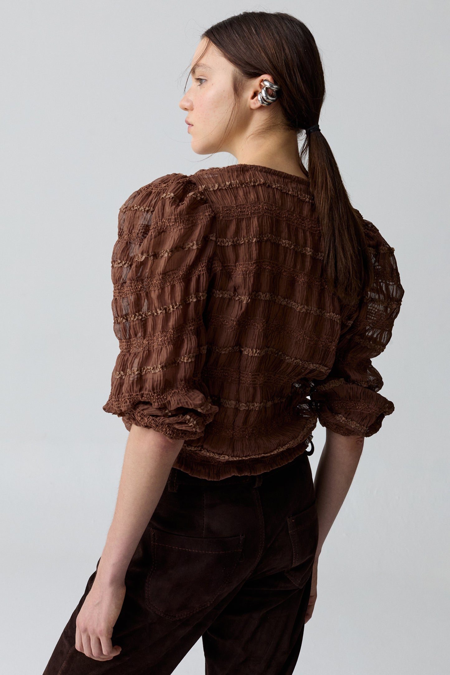 Blusa Feliu Chocolate