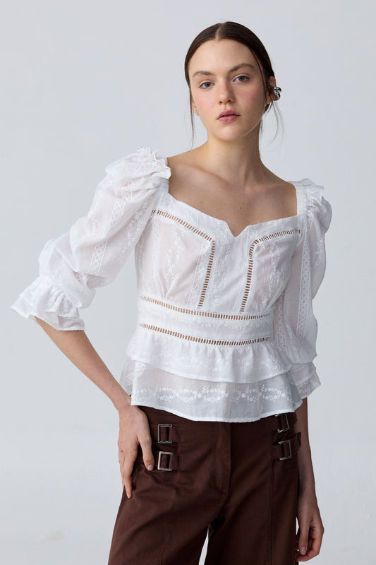 Blusa Charlize Blanco