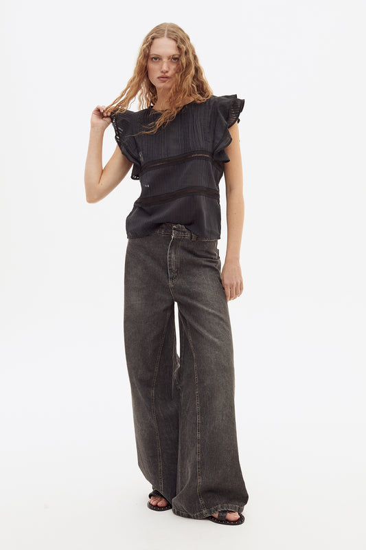 Top Tulipan Negro