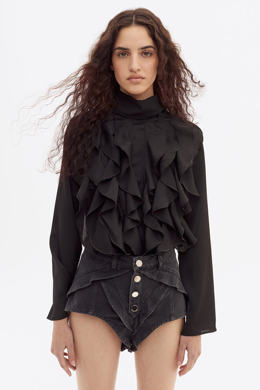 Blusa Cruz Negro