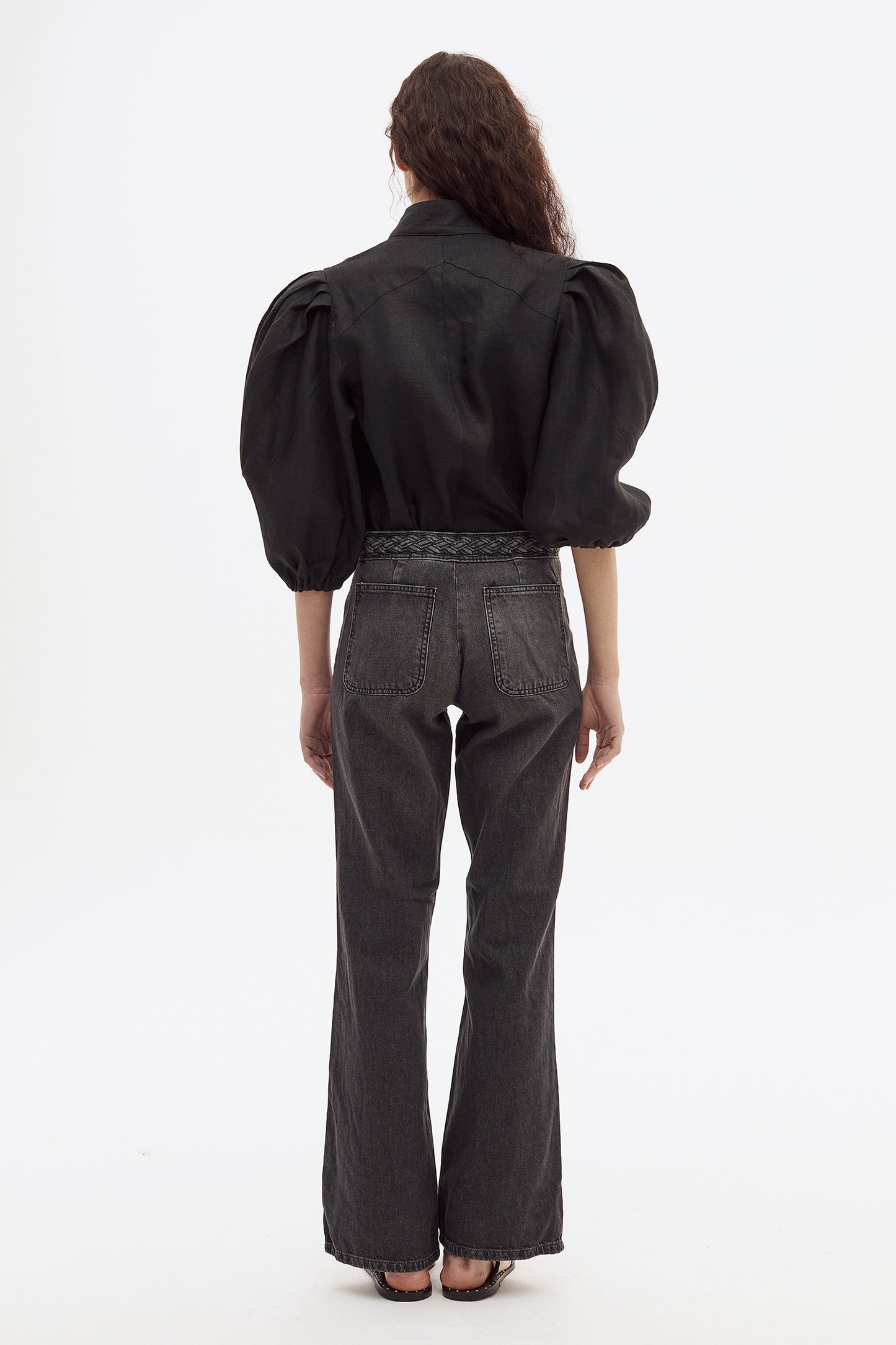 Pantalón Braided Negro