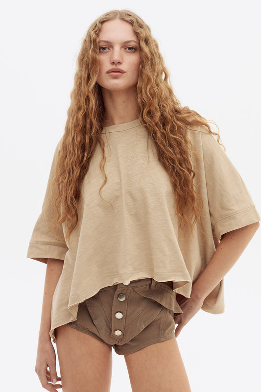 Remera Honeysu Camel