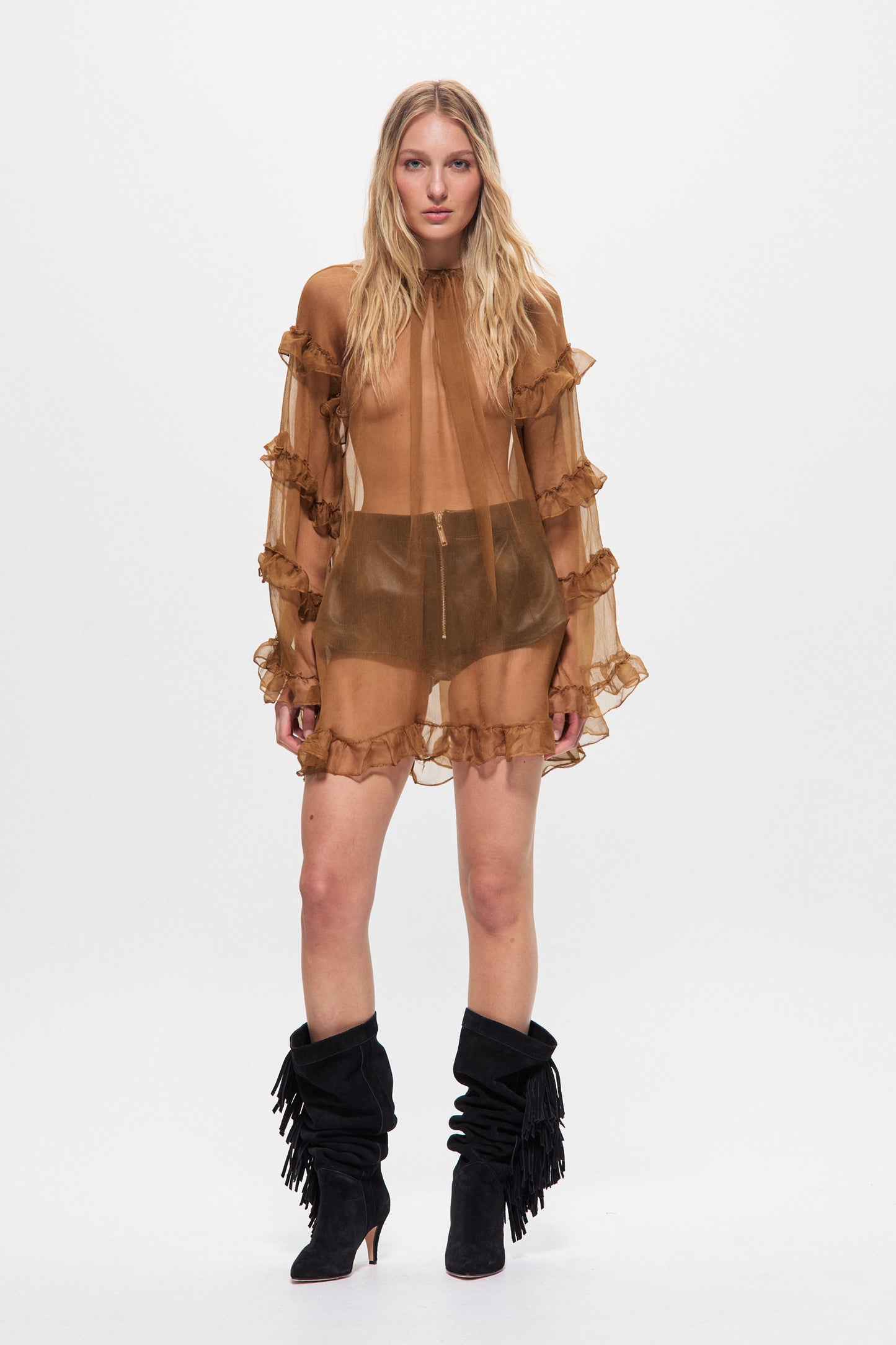 Vestido Fiz Tostado (PRE ORDER)