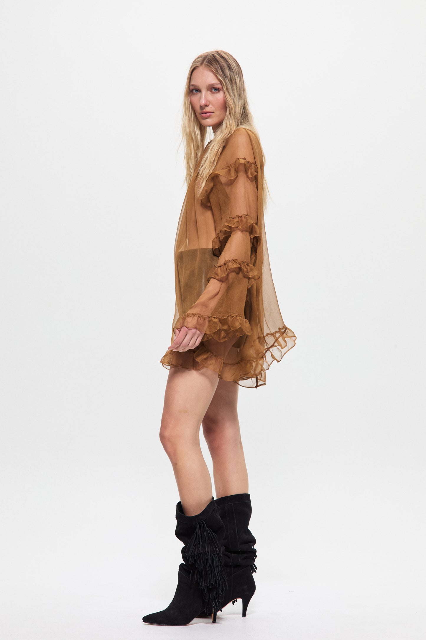 Vestido Fiz Tostado (PRE ORDER)
