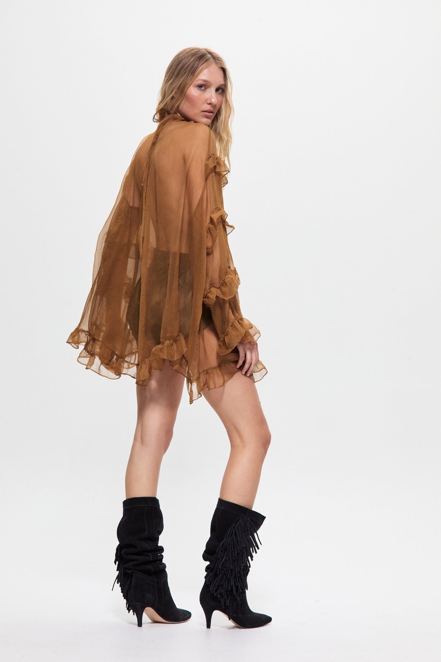 Vestido Fiz Tostado (PRE ORDER)
